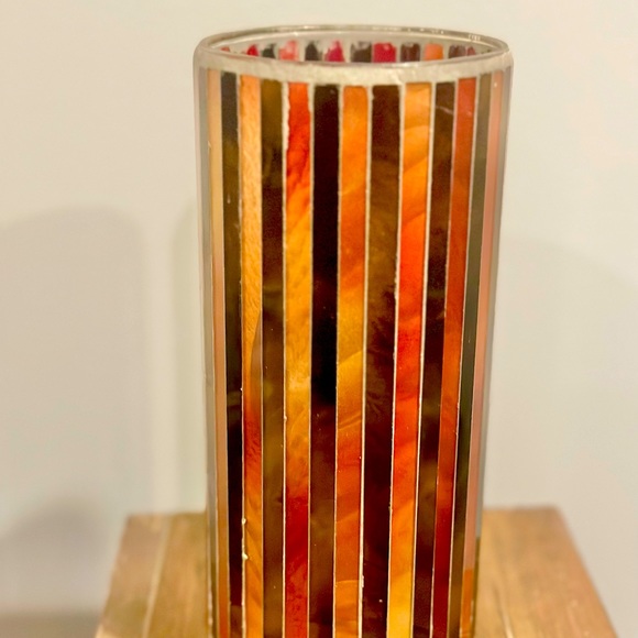 Mosaic tile candle holder. - Picture 1 of 1